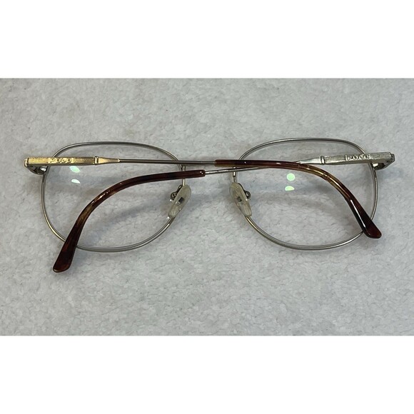 Polo Classic 162 by Ralph Lauren Italy Matte Gold Frame Eyeglasses Minimalist - Picture 2 of 8